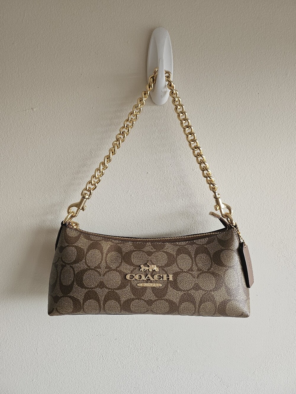 Coach Charlotte Shoulder Bag In Signature Canvas